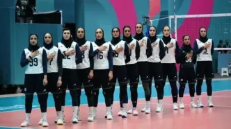 شکست زنان والیبالیست ایرانی مقابل ترکیه