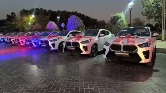 خودروی BMW مدل ۲۰۲۵ زیر پای مدافعان وطن