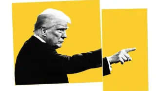 واکنش ترامپ به تیراندازی در نزدیکی کاخ سفید/ طرف حیوان بود