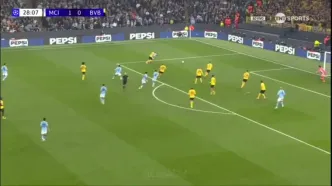 ویدیو: گل دوم منچسترسیتی به دورتموند توسط هالند