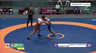 ببینید؛ قهرمانی امیرحسین زارع و کسب مدال طلا / همبستگی کشورهای اسلامی