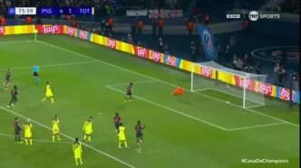 ویدیو: گل پنجم پاری سن ژرمن به تاتنهام توسط ویتینیا