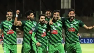 پوستر باشگاه ذوب آهن برای بازی با گل‌گهر با طرحی از باغ سنگی سیرجان