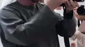 رئیس امارات عکاس کانادایی را غافلگیر کرد