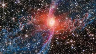 تصاویر تازه تلسکوپ جیمزوب از لحظه مرگ یک ستاره