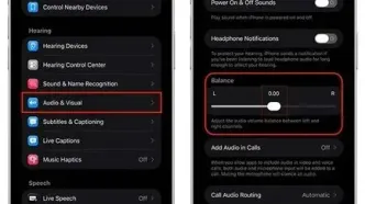 رفع مشکل صدای نامتعادل اسپیکر و هدفون در آیفون