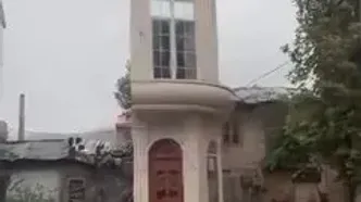 ببینید؛ ساختمان عجیب‌وغریب ۱۲ متری در ماسال گیلان را ببینید