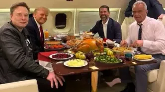 آشتی کنان ترامپ و ایلان ماسک + عکس