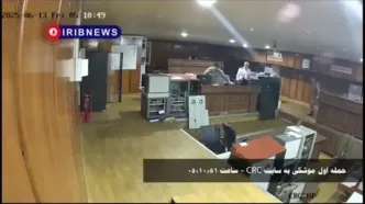 فیلم لحظه حمله به سایت پدافندی ارتش در تبریز