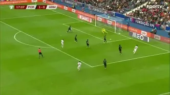 ویدیو: گل اول ارمنستان به پرتغال توسط اسپرتسیان