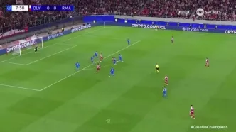 ویدیو: گل اول المپیاکوس به رئال مادرید توسط چیکینیو