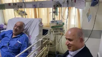 عیادت رئیس فدراسیون از پیشکسوت داوری