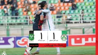 خلاصه بازی ذوب آهن 1 - خیبر 1 + ویدئو