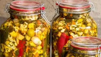 جادوی طعم و عطر پاییز: طرز تهیه ترشی هفت بیجار اصیل و خانگی!