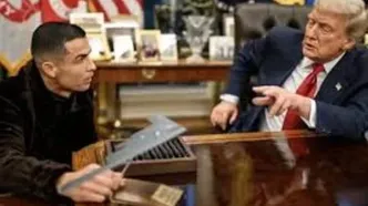 وقتی ترامپ در مقابل چشم رونالدو روپایی می‌زند!