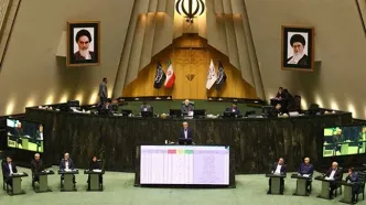 چینش متفاوت صندلی وزرا در صحن علنی مجلس!