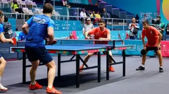 بازی‌های کشورهای اسلامی| تیم تنیس روی میز مردان نایب قهرمان شد