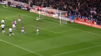 ویدیو: گل‌های شگفت انگیز که با اصابت به تیر دروازه گل شد