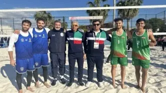 صعود تیم ملی «الف» والیبال ساحلی از مرحله مقدماتی