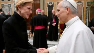 دیدار پاپ با ستاره‌های هالیوود