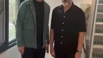 حضور هنرمندان در مراسم رونمایی از اثر جدید پیمان معادی