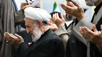 تصاویر؛ اقامه نماز باران توسط کاظم صدیقی