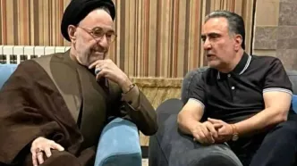 تصاویری از دیدار خاتمی و مصطفی تاجزاده + عکس