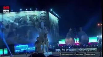 رونمایی از مجسمه «شاپور اول» در میدان انقلاب تهران