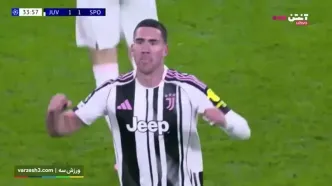 گل اول یوونتوس به اسپورتینگ