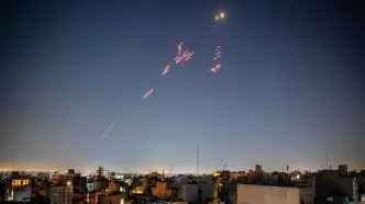 لحظه حمله به سایت پدافندی ارتش در تبریز