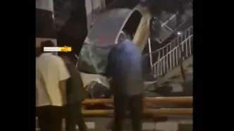 سانحه عجیب رانندگی که بامداد امروز در مشهد رخ داد