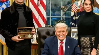 جورجینا رودریگز در کاخ سفید+عکس