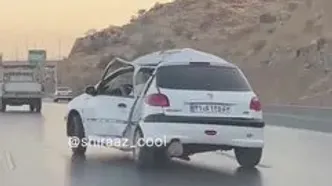 رانندگی با خودروی ۲۰۶ تصادفی به وجود آسیب شدید