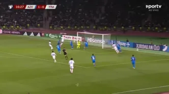 ویدیو: گل اول فرانسه به آذربایجان توسط ماتتا