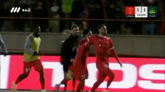 ببینید؛ گل دوم پرسپولیس به شمس آذر توس اوستون اورونوف دقیقه 74