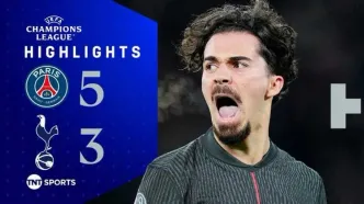 ویدیو| خلاصه بازی پاری‌سن‌ژرمن ۵ - تاتنهام ۳