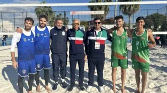 صعودِ بدون باخت تیم ملی «الف» والیبال ساحلی از مرحله مقدماتی