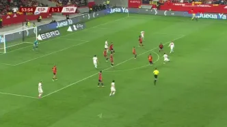 ویدیو: گل دوم ترکیه به اسپانیا توسط صالح اوزچان