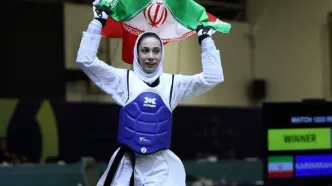ساینا اولین طلای تکواندوی ایران را مقتدرانه دشت کرد