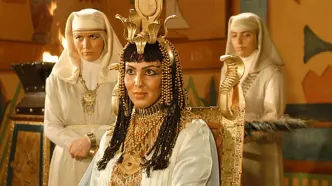 تصویر تازه از «نفرتیتی» سریال یوسف پیامبر: چهره‌ای اسپرت و جنجال انگشتر ملی!