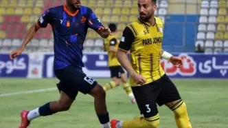 پارس جنوبی ۰-۱ مس کرمان؛ نارنجی‌ها ۹ نفر هم تسلیم نشدند