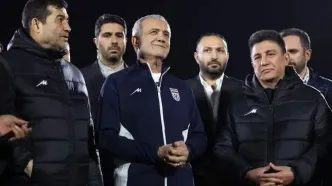 پزشکیان پا به توپ شد + عکس