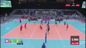 پایان ست دوم دیدار ایران برابر ترکیه / ایران 1-  ترکیه 1 + ویدیو