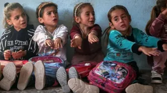 تصاویر؛ بازگشت دانش‌آموزان سوری به کلاس‌های ویران