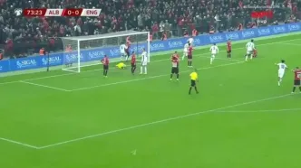 ویدیو: گل اول انگلیس به آلبانی توسط هری کین