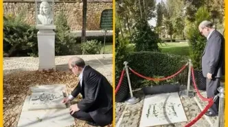 ادای احترام سرپرست معاونت امور هنری وزارت فرهنگ به استاد شجریان و مهدی اخوان ثالث