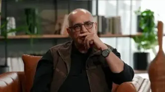 خواننده آن ور آبی با پرویز پرستویی به «اِبی» پز داد!/ویدیو