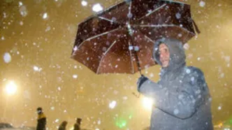 ارتفاعات تهران سفیدپوش شد