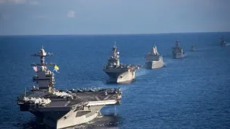 ناو هواپیمابر آمریکا وارد کارائیب شد