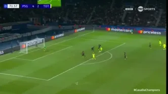 ویدیو: گل سوم تاتنهام به پاری سن ژرمن توسط کولو موانی